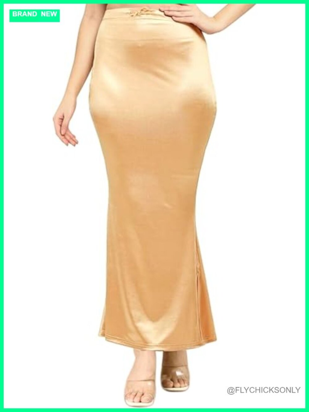 Satin Saree Shapewear Seamless Stretchable Mermaid Sari Shaper Petticoat
